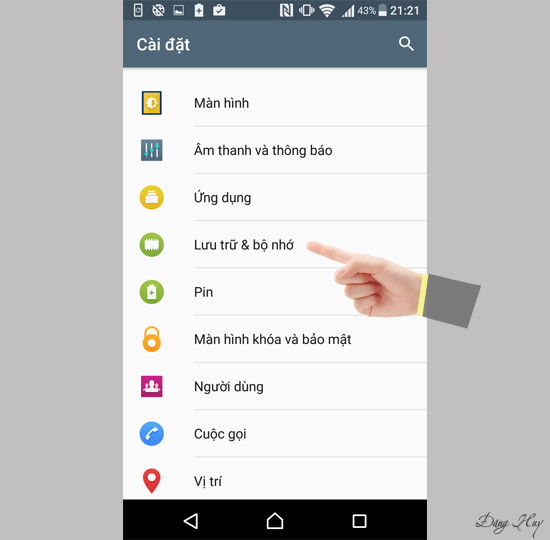 Bước 2: Chọn
