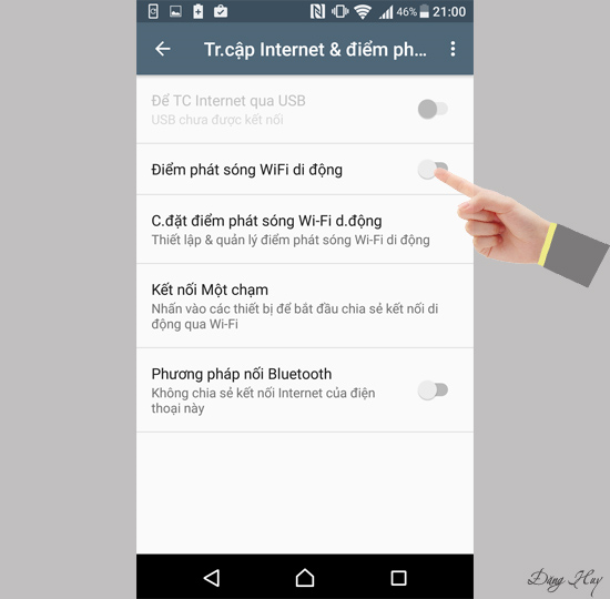Bước 4: Bật