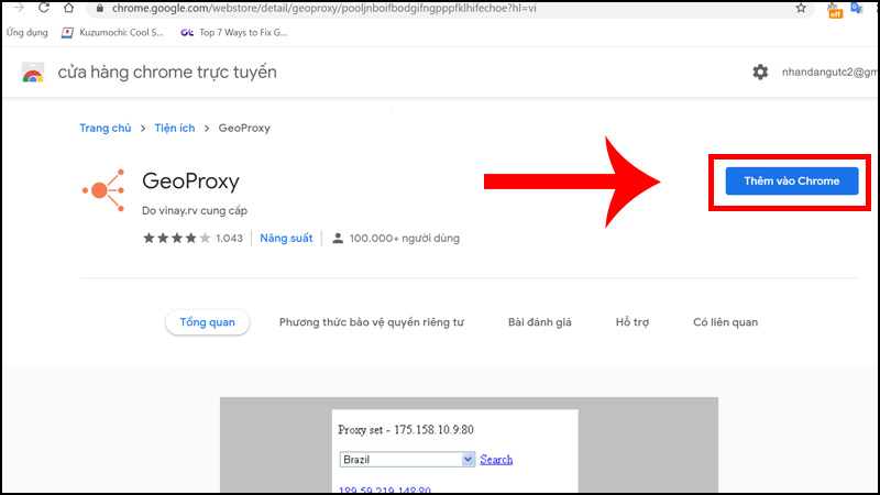 Trang web bị chặn