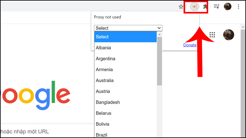 Trang web bị chặn