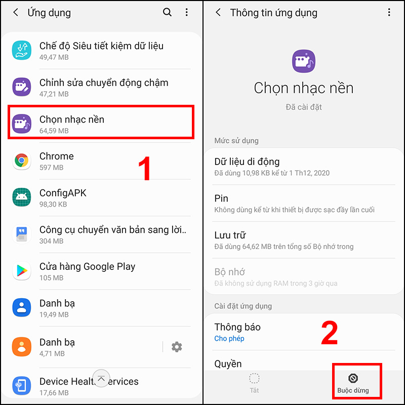 Nhiều ứng dụng chạy cùng lúc