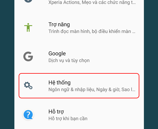 Bước 1: Vào Cài đặt