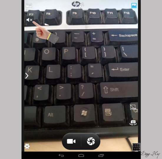 Đã tắt được âm chụp ảnh