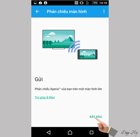 Chọn Bắt đầu.