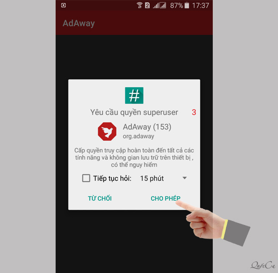 Cách chặn quảng cáo trên Android đã root