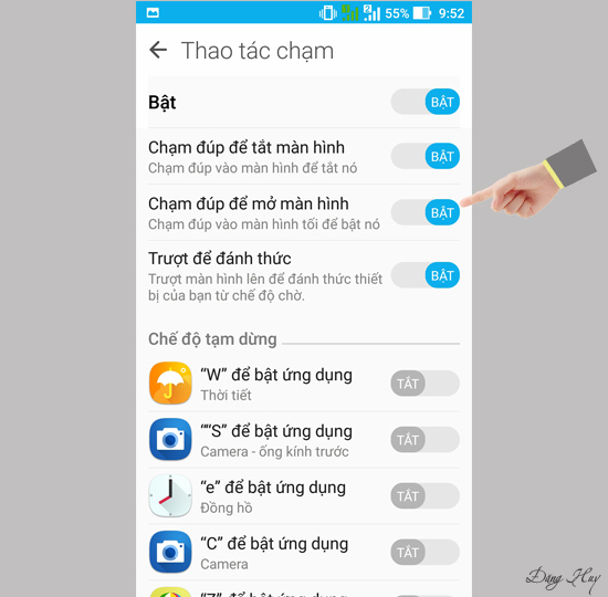 Bước 4: Bật