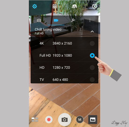 Bước 5: Chọn chất lượng video yêu thích.
