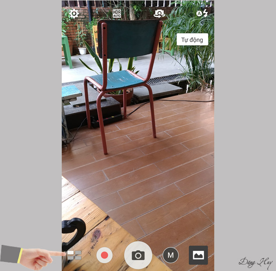 Các chế độ chụp hình trên máy