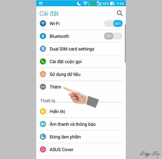 Bước 2: Chọn
