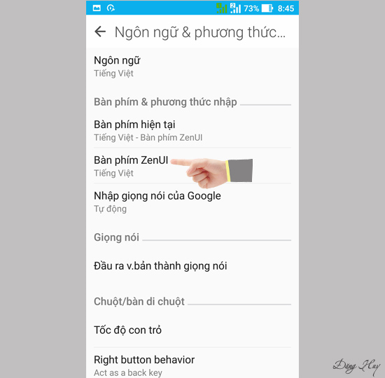 Bàn phím ZenUI