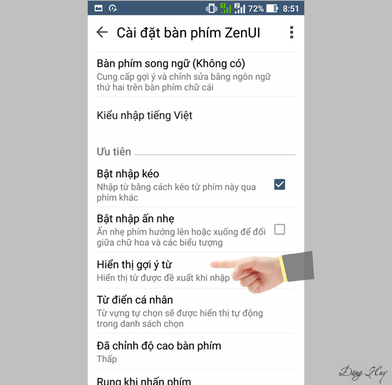 Bước 4: Chọn