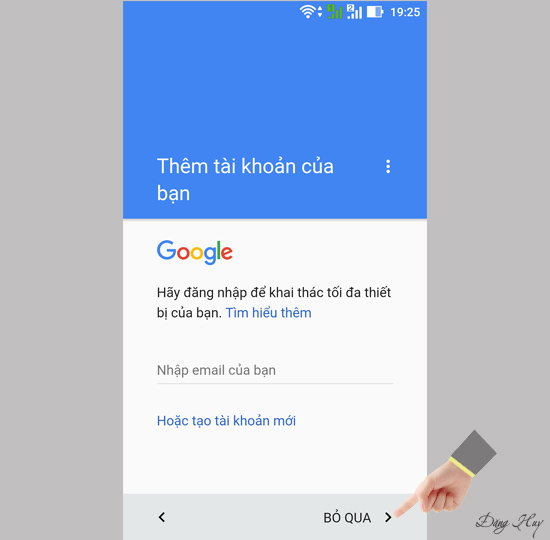 Chọn bỏ qua