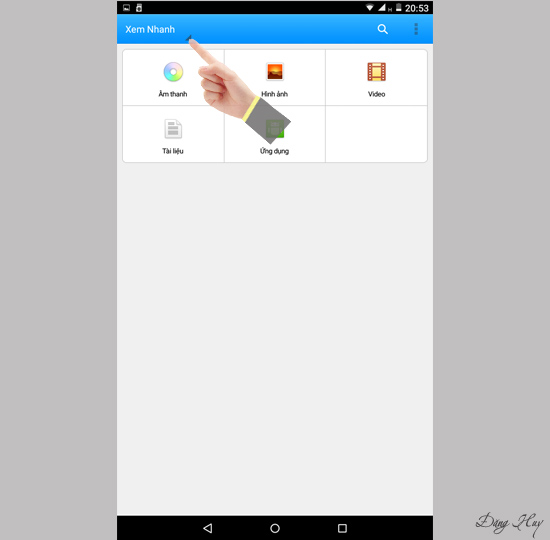 Bước 5: Chọn Xem nhanh