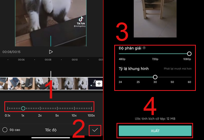 Chỉnh tốc độ theo ý muốn
