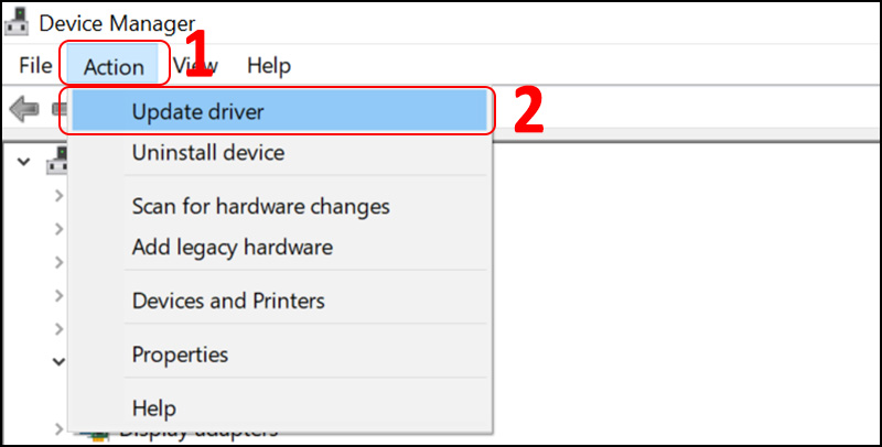 Update Driver.