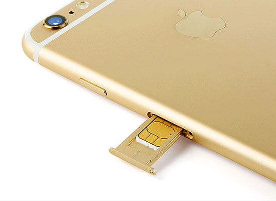 khay sim trên iphone giả