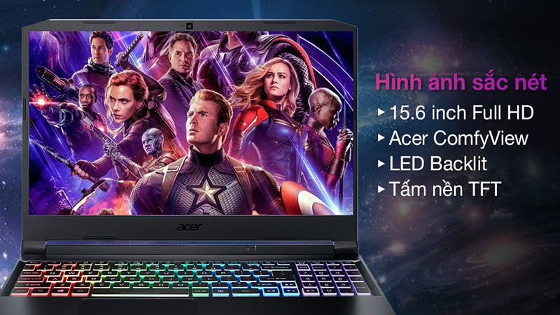 Laptop Acer Nitro 5 Gaming AN515 56 5256 i5