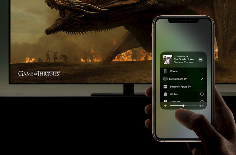Apple luôn đi đầu công nghệ và cho ra mắt kết nối AirPlay độc quyền
