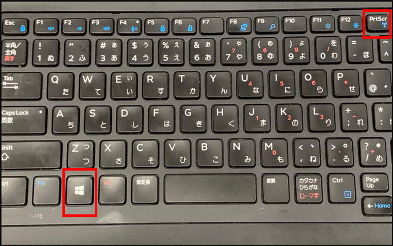 Nhấn tổ hợp phím Windows + PrtSc (Print Screen)