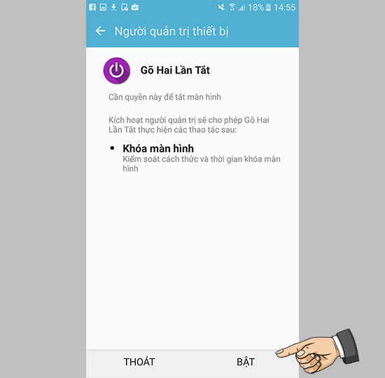 người quản trị thiết bị
