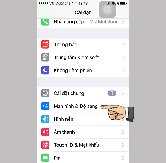 Màn hình và độ sáng