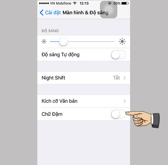 Chữ đậm