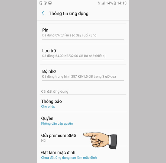 Gửi premium sms