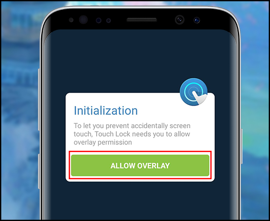 Sau đó tiếp tục bạn Chọn Allow Overlay