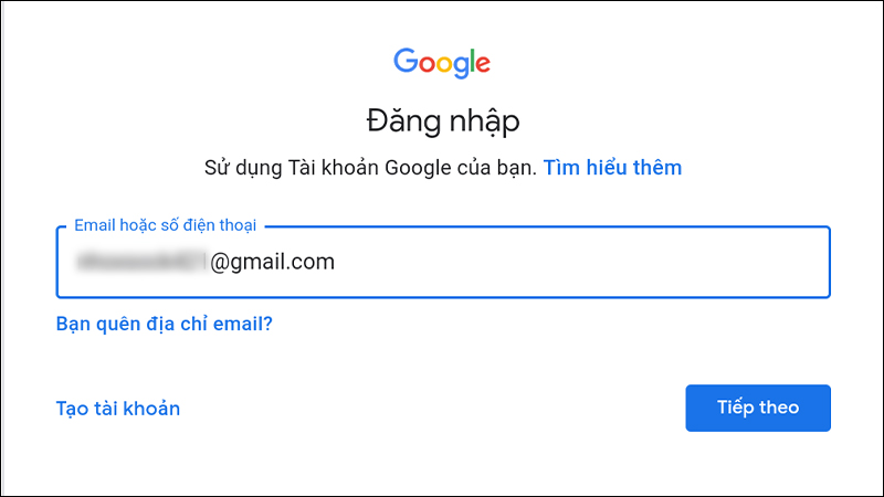 Dùng tài khoản Google để đăng nhập NoxPlayer