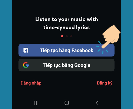 Đăng nhập Musixmatch