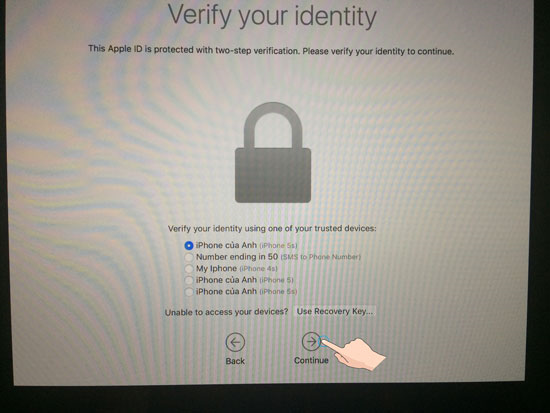Hướng dẫn lấy lại mật khẩu cho Macbook