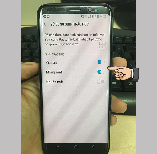 Bật mật khẩu bảo mật