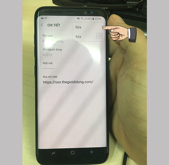 Sửa hoặc xóa
