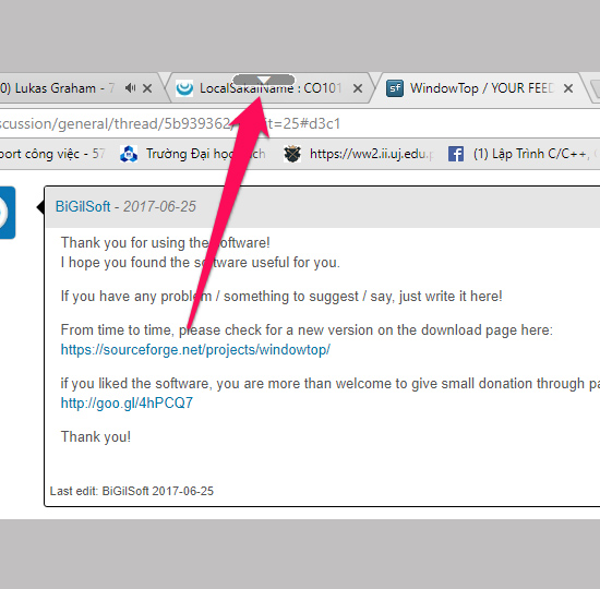 Chọn dấu mũi tên Chọn dấu mũi tên