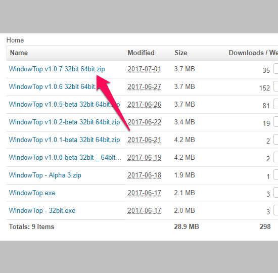 Chọn phiên bản mới nhất để tải về Chọn phiên bản mới nhất để tải về