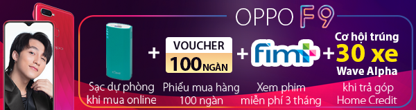 Khuyến mãi OPPO F9