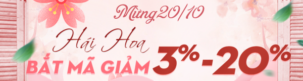 Hái hoa bắt mã giảm 3% - 20%