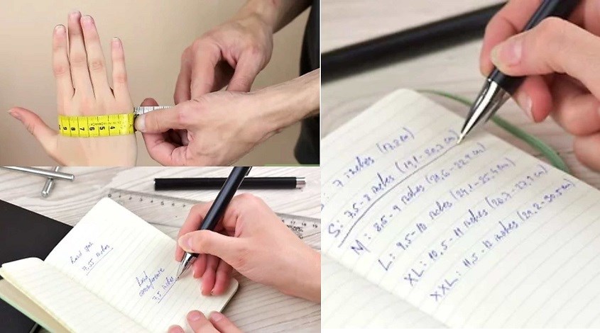 Đo chu vi bàn tay đúng chuẩn