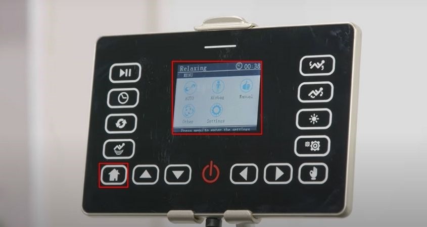 Mở Menu trên bảng điều khiển