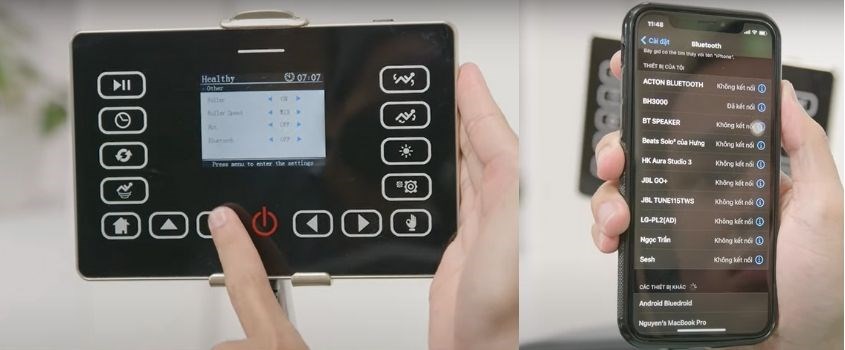 Mở Bluetooth trên thiết bị khác