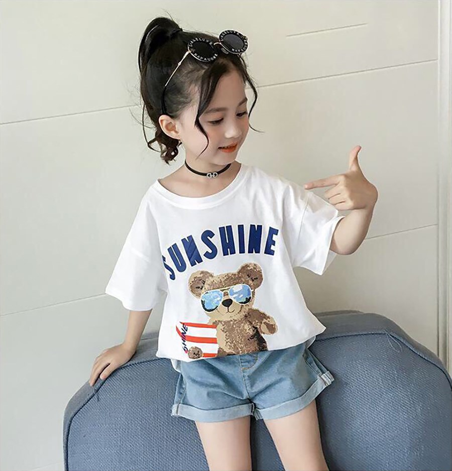 Cách Chọn, Phối Áo Thun Cho Bé Gái Siêu Xinh