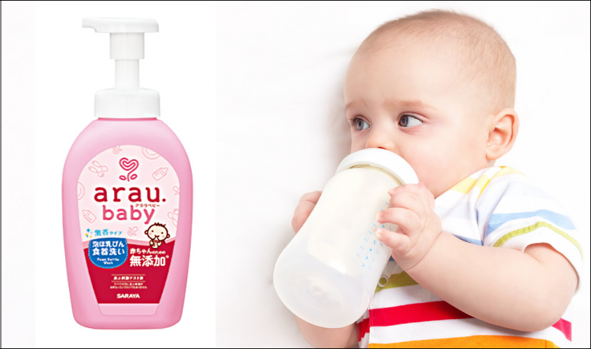 Nước rửa bình Arau baby bình 500ml