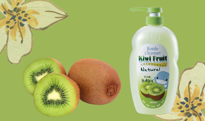 Nước rửa bình sữa KuKu KU1078 hương kiwi chai 800ml