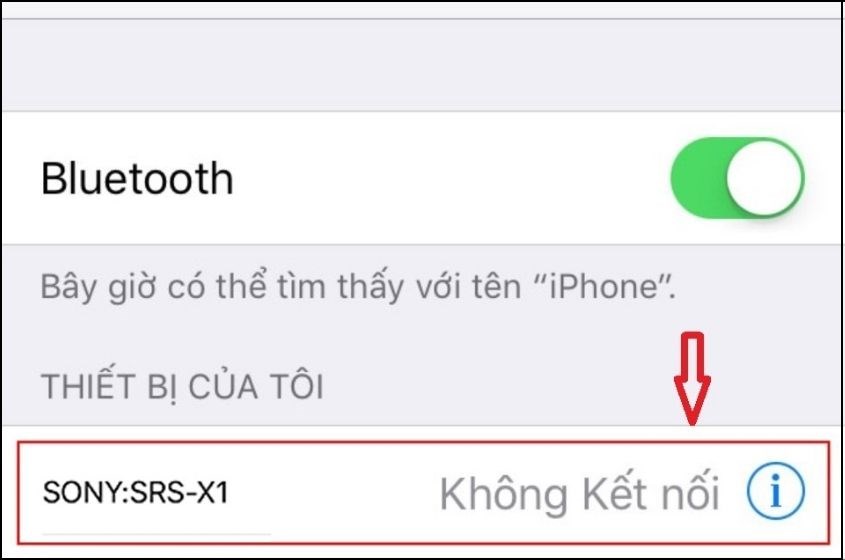 Chọn tên loa Bluetooth mà bạn muốn ghép nối. 