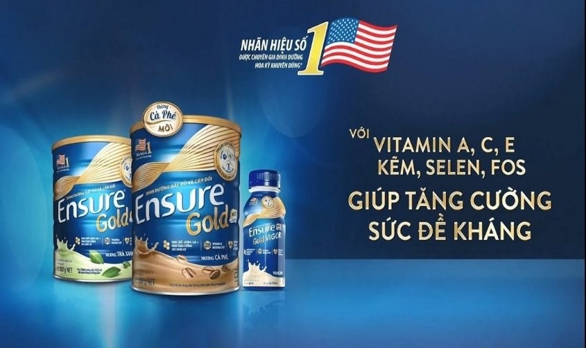 Sữa Ensure Gold - thương hiệu uy tín Hoa Kỳ