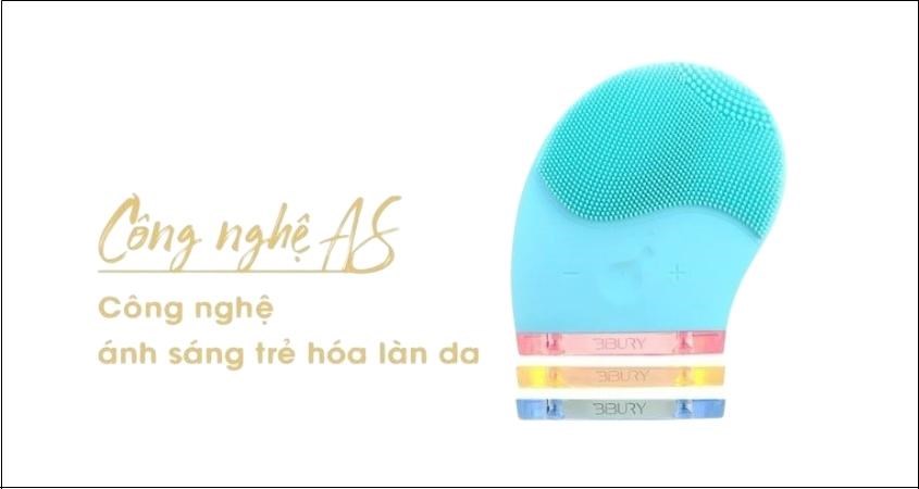 máy rửa mặt bibury sở hữu chế độ trị liệu da hiện đại và an toàn