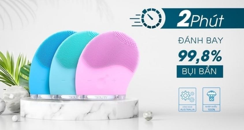 Máy rửa mặt BIBURY có thiết kế nhỏ gọn, dễ dàng cầm nắm