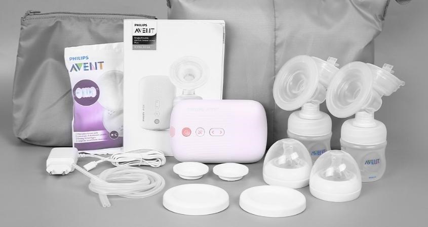 Máy hút sữa điện đôi Philips Avent Eureka SCF393.11 có nhiều chế độ hút