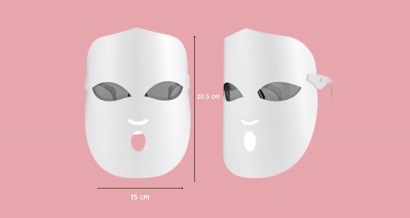 Mặt nạ ánh sáng BIBURY có thể ôm vừa hầu hết khuôn mặt người phụ nữ châu Á