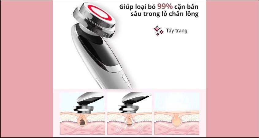 Sản phẩm giúp loại bỏ được 99% bụi bẩn, cặn trang điểm